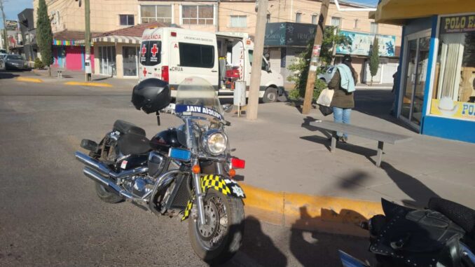 Mujer y menor resultan lesionados tras atropello en el centro de la ciudad