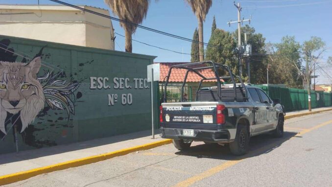 Realizan recorridos de vigilancia en escuelas de Juárez