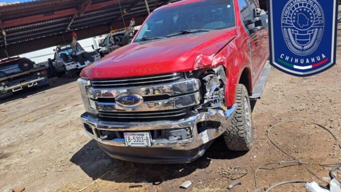 Recupera AEI pick up con reporte de robo en Parral