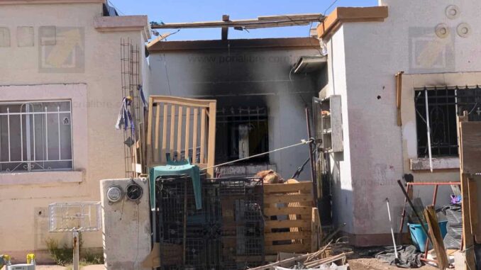 Atienden incendio en vivienda de Villas del Rey; sin personas lesionadas