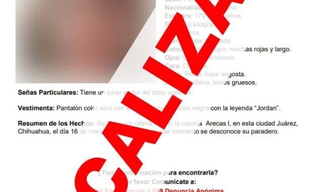 Reintegra FEM a su hogar a menor de edad reportada ausente desde mediados de marzo en Ciudad Juárez