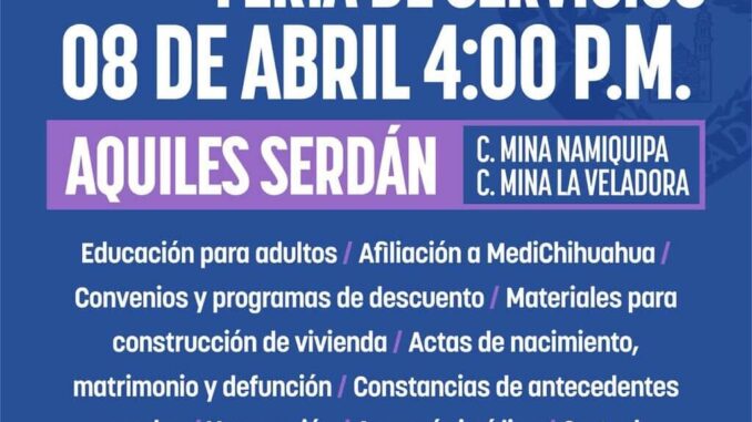 Invitan a la feria de servicios “Cuenta Conmigo” en Santa Eulalia
