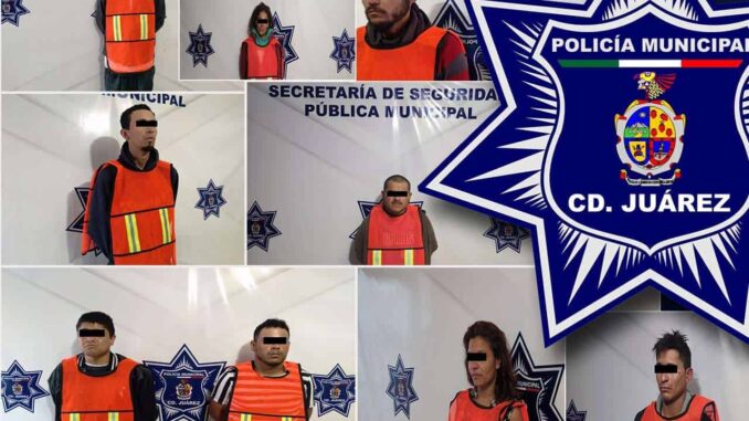 Detienen a 9 personas que contaban con orden de aprehensión