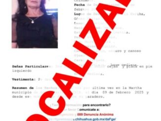 Localiza Fiscalía Noroeste en Ignacio Zaragoza a mujer de 66 años con reporte de ausencia