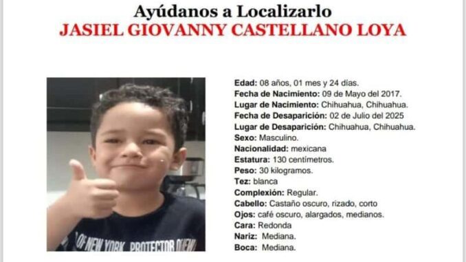 Buscan a Jasiel desaparecido en parque al suroriente de la ciudad; salió a jugar