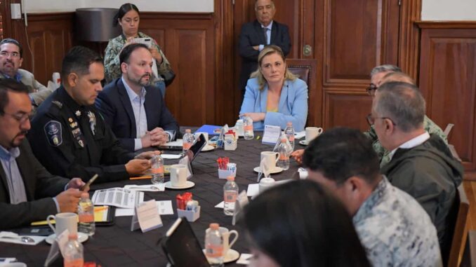 Acuerda Mesa de Seguridad mantener trabajo conjunto en la atención de la contingencia por lluvias