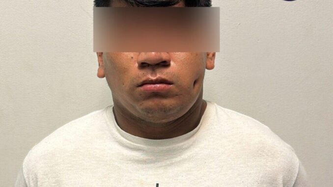 Detiene COE en flagrancia a individuo con cristal en el fraccionamiento Hacienda de las Torres