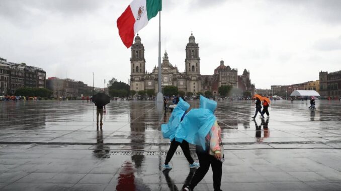 Alerta Amarilla por lluvias en 10 alcaldías de la CDMX