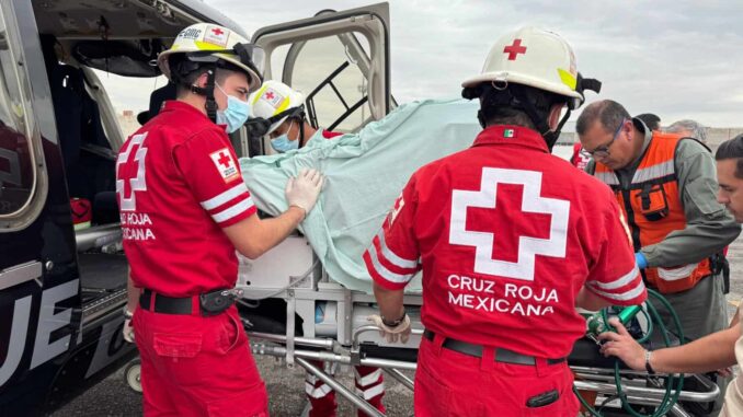 Trasladan vía aérea a un bebé de Juárez a Chihuahua para atención médica especializada