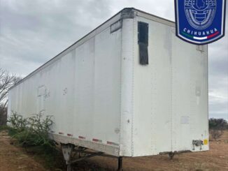 Recupera AEI en Matamoros dos remolques robados en Jiménez