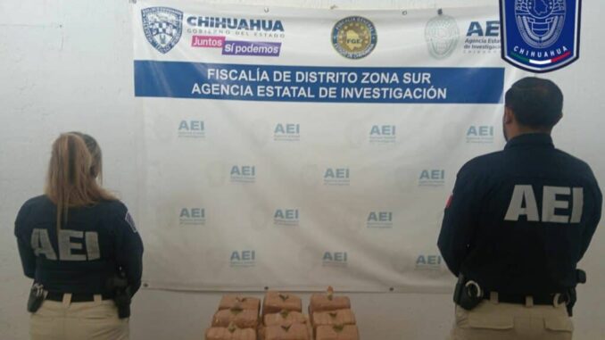 Asegura AEI cinco kilogramos de mariguana en Parral