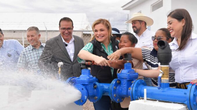 Maru Campos pone en marcha inversión de 200 mdp en obras de infraestructura hidroagrícola