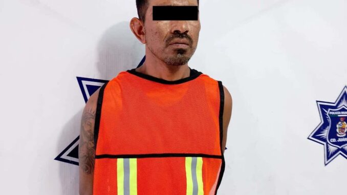 Lo arrestan con pistola 9 mm y cristal